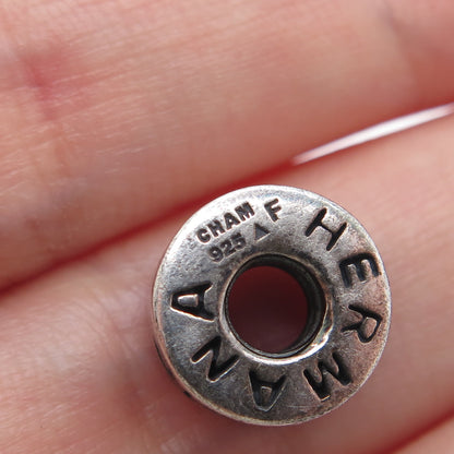 CHAMILIA 925 Sterling Silver Sister Hermana Soeur Bead Charm