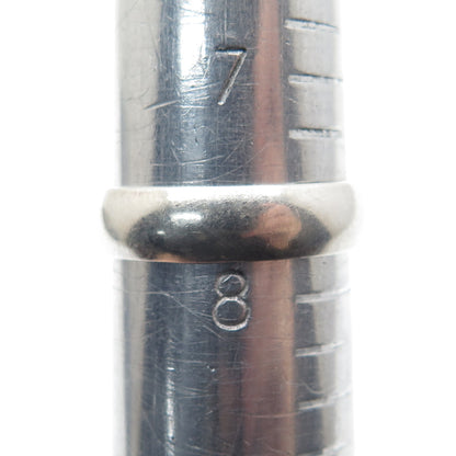 925 Sterling Silver Vintage Infinity Ring Size 7.75
