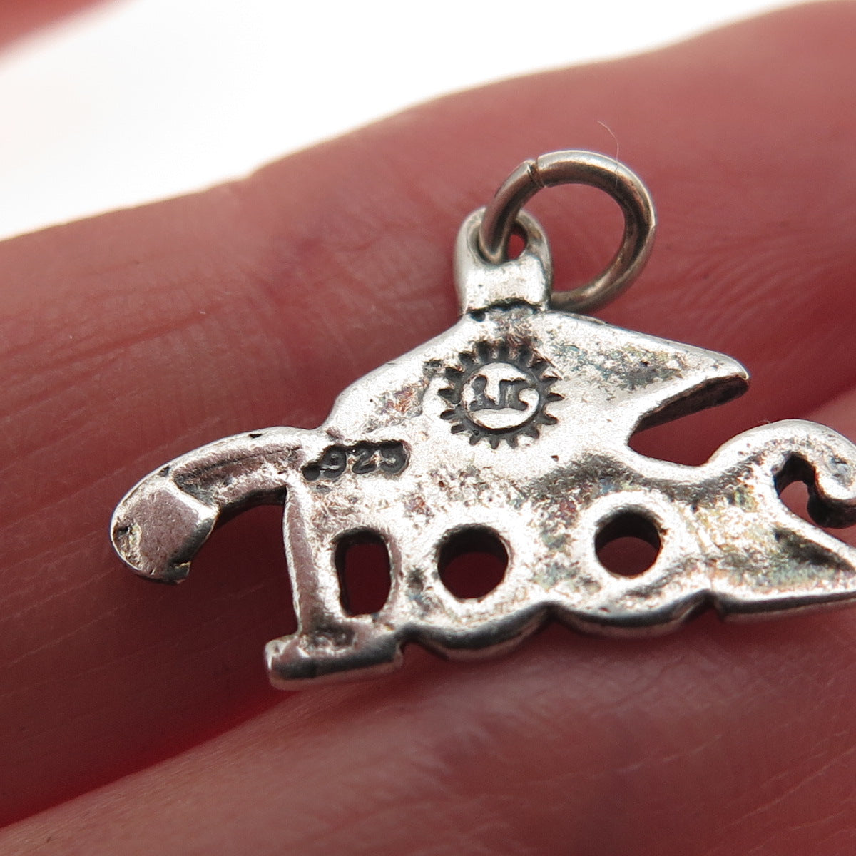 Sundancer 925 Sterling Silver Vintage 2001 Graduation Mini Charm Pendant