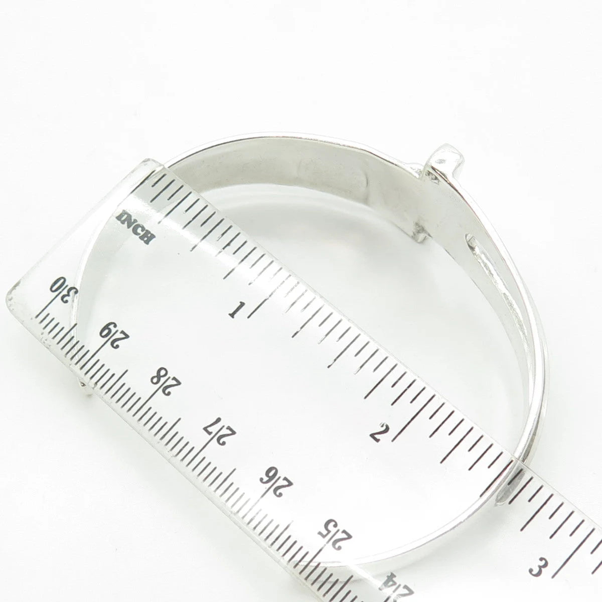 925 Sterling Silver Vintage Jeanette Walker Jewellery Artisan Cuff Bracelet 7.5"