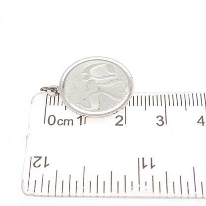JAY POSON 925 Sterling Silver Vintage Judaica Charm Pendant