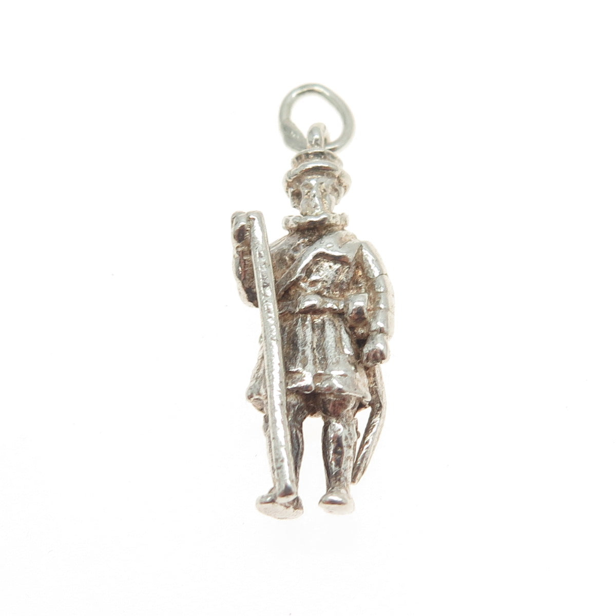 925 Sterling Silver vintage Royal Guard 3D Pendant