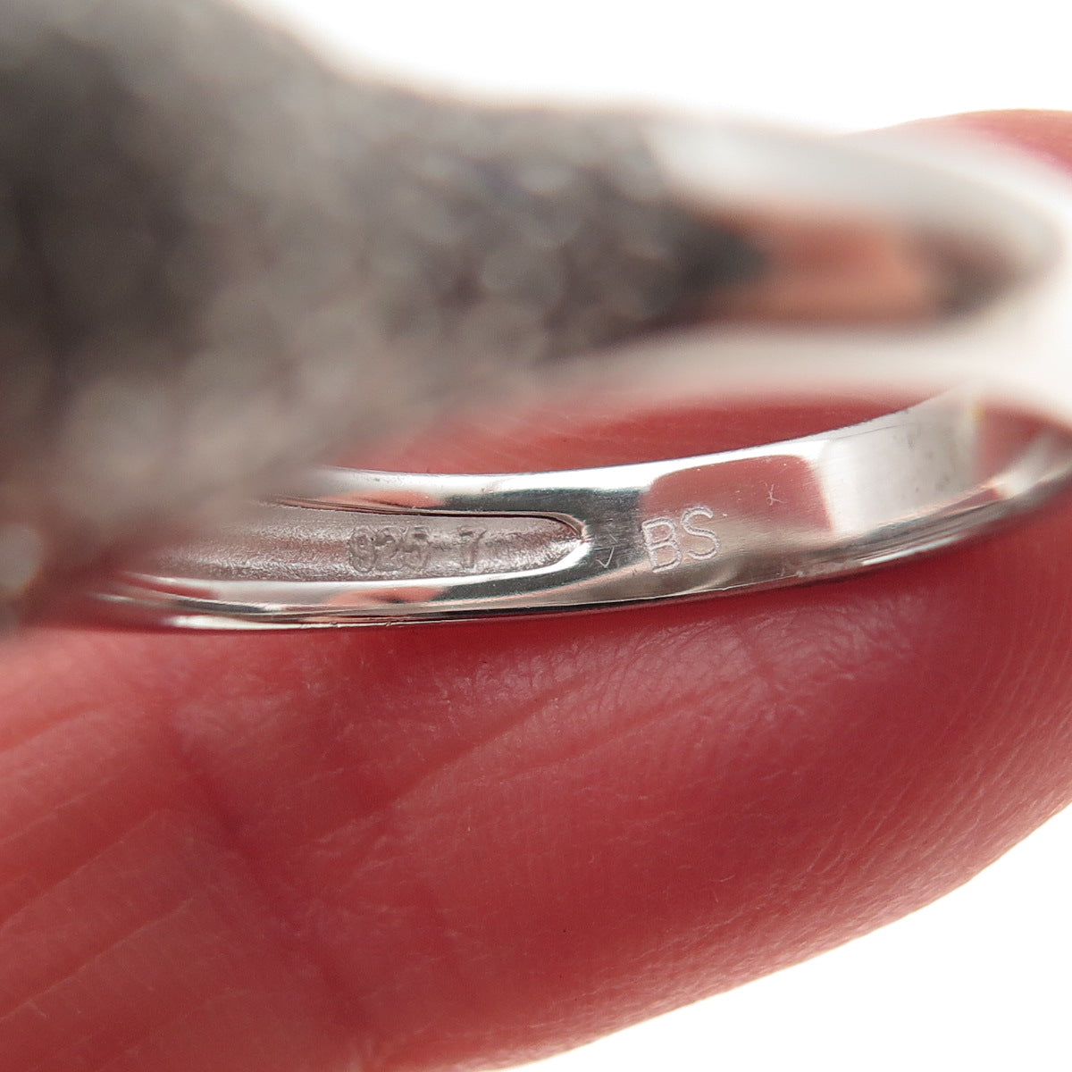 925 Sterling Silver Round-Cut C Z Bypass Dome Ring Size 7.25