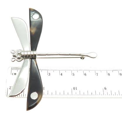 925 Sterling Silver Vintage Dragonfly Pin Brooch