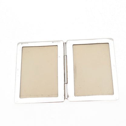 Tiffany & Co. 925 Sterling Silver Vintage Double Photo Frame Case