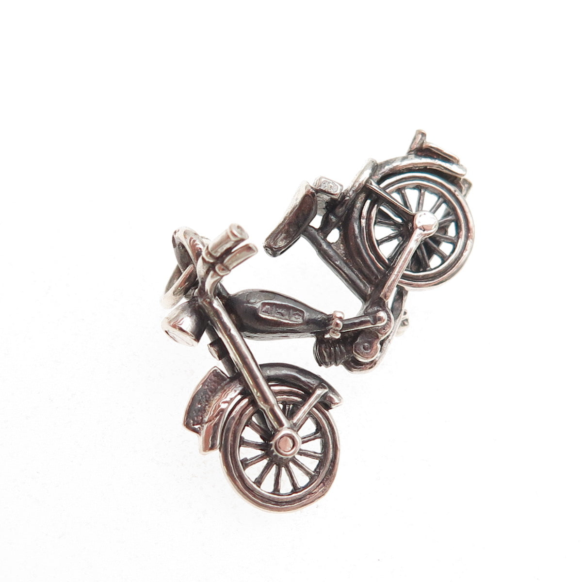 Payton Pepper & Sons Sterling Vintage 1971 Birmingham Motorcycle Charm Pendant
