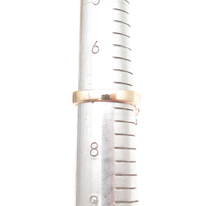 925 Sterling Silver Rose Gold Plated Real Multi-Color Tourmaline Ring Size 7