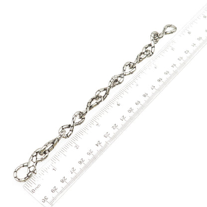 John Hardy 925 Sterling Silver Kali Dotted Infinity Link Bracelet 6.75"