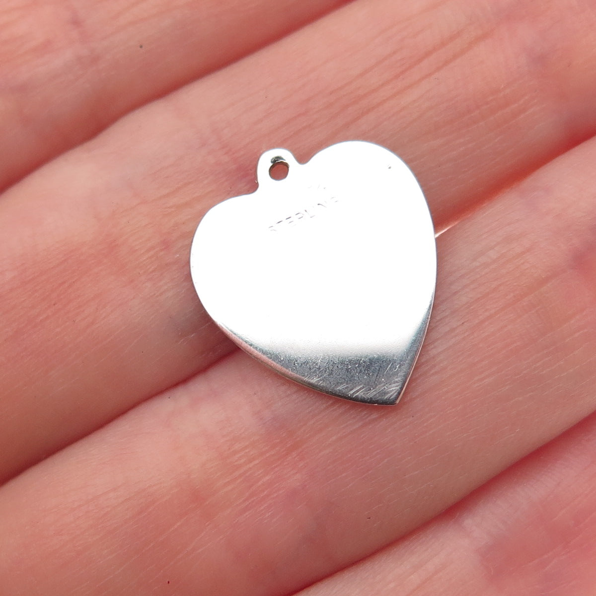 Jeanor 925 Sterling Silver Vintage Number 1 Mom Heart Mini Charm Pendant