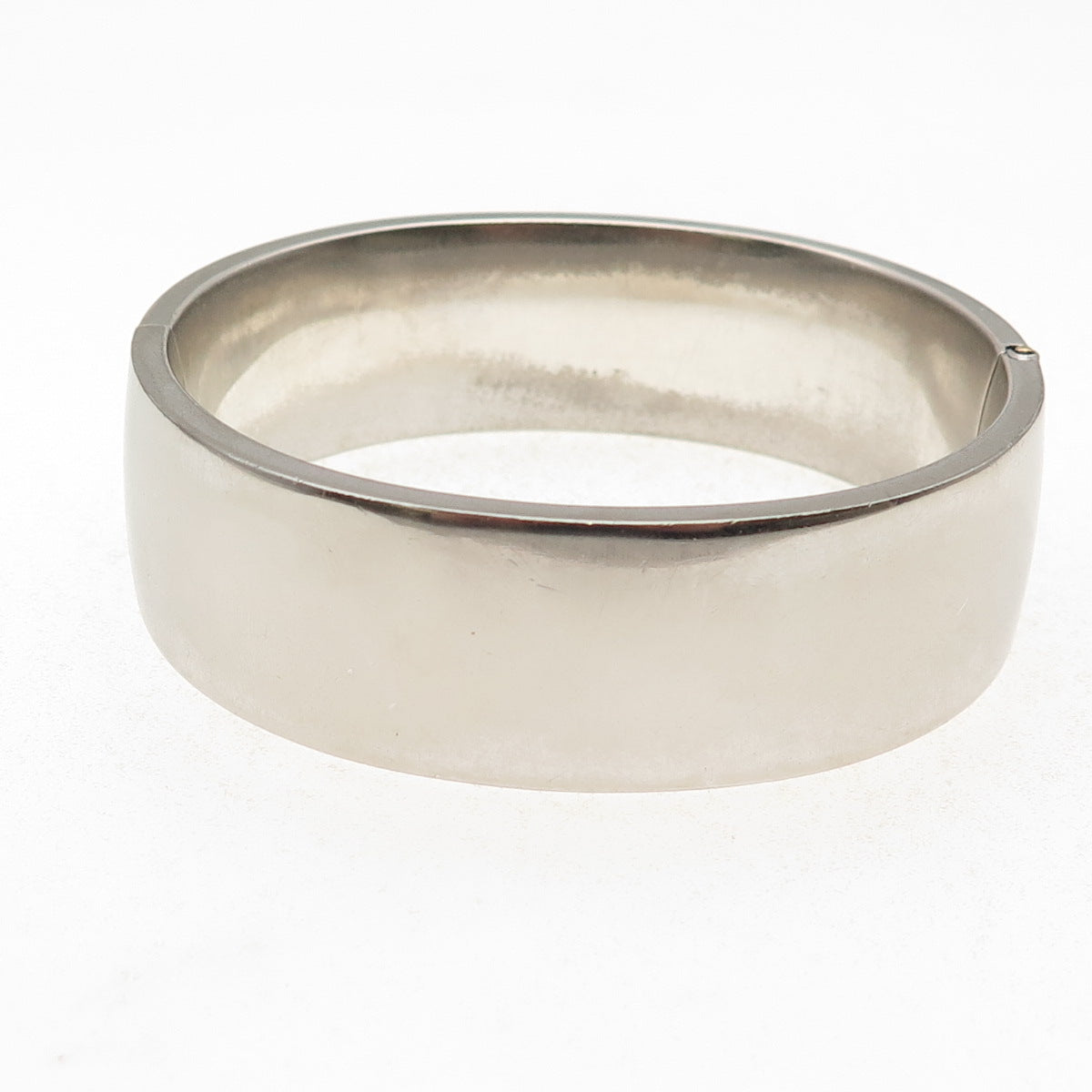 Carl Art 925 Sterling Silver Antique Art Deco Floral Bangle Bracelet 7.25"