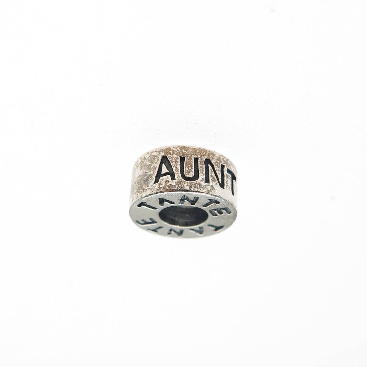CHAMILIA 925 Sterling Silver Aunt Tante Tia Slide Bead Charm