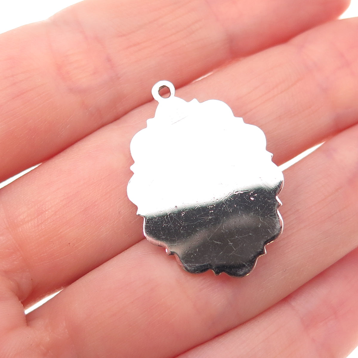Town & Country 925 Sterling Silver Vintage Holy Communion Charm Pendant