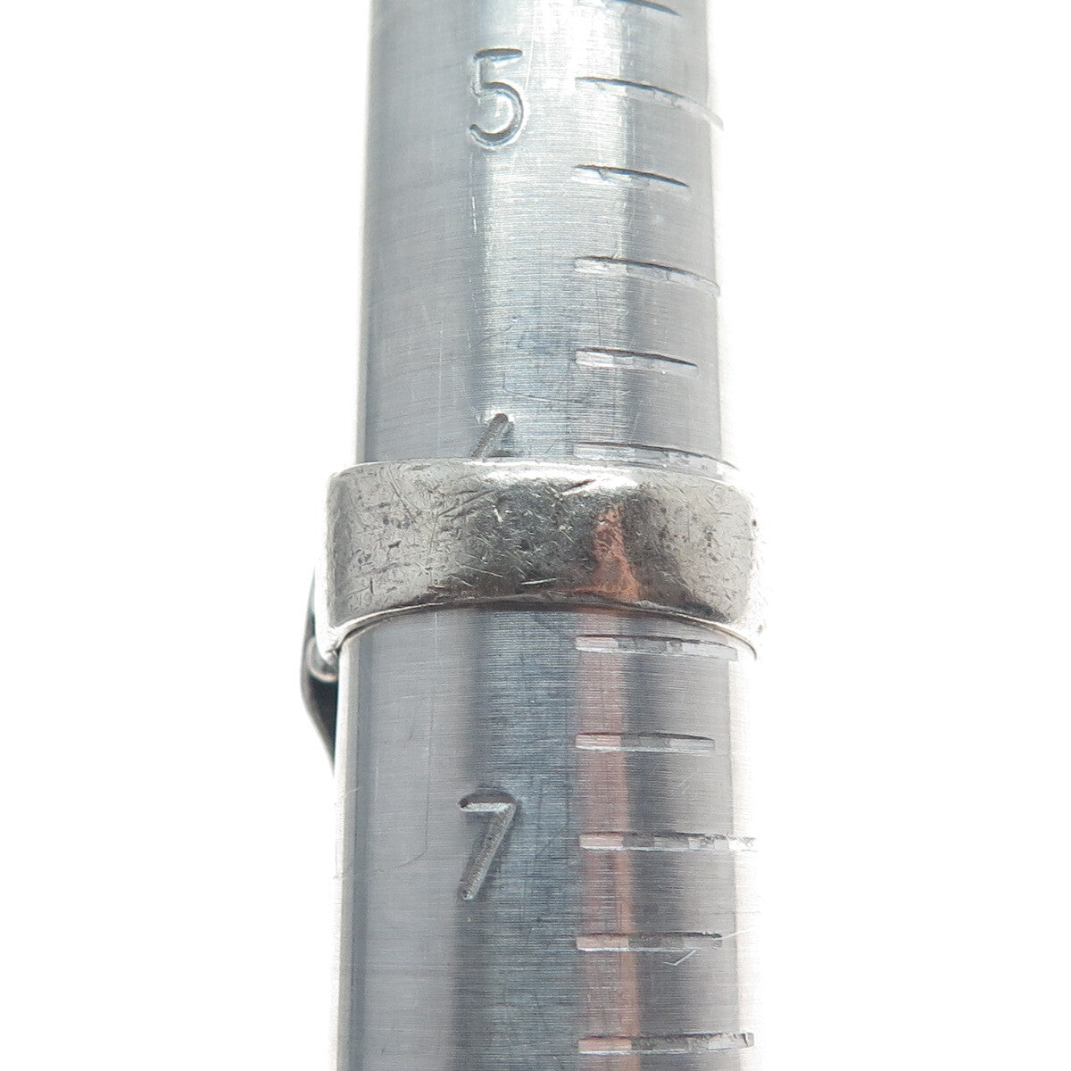 925 Sterling Silver Vintage Israel Modernist Ring Size 6.5