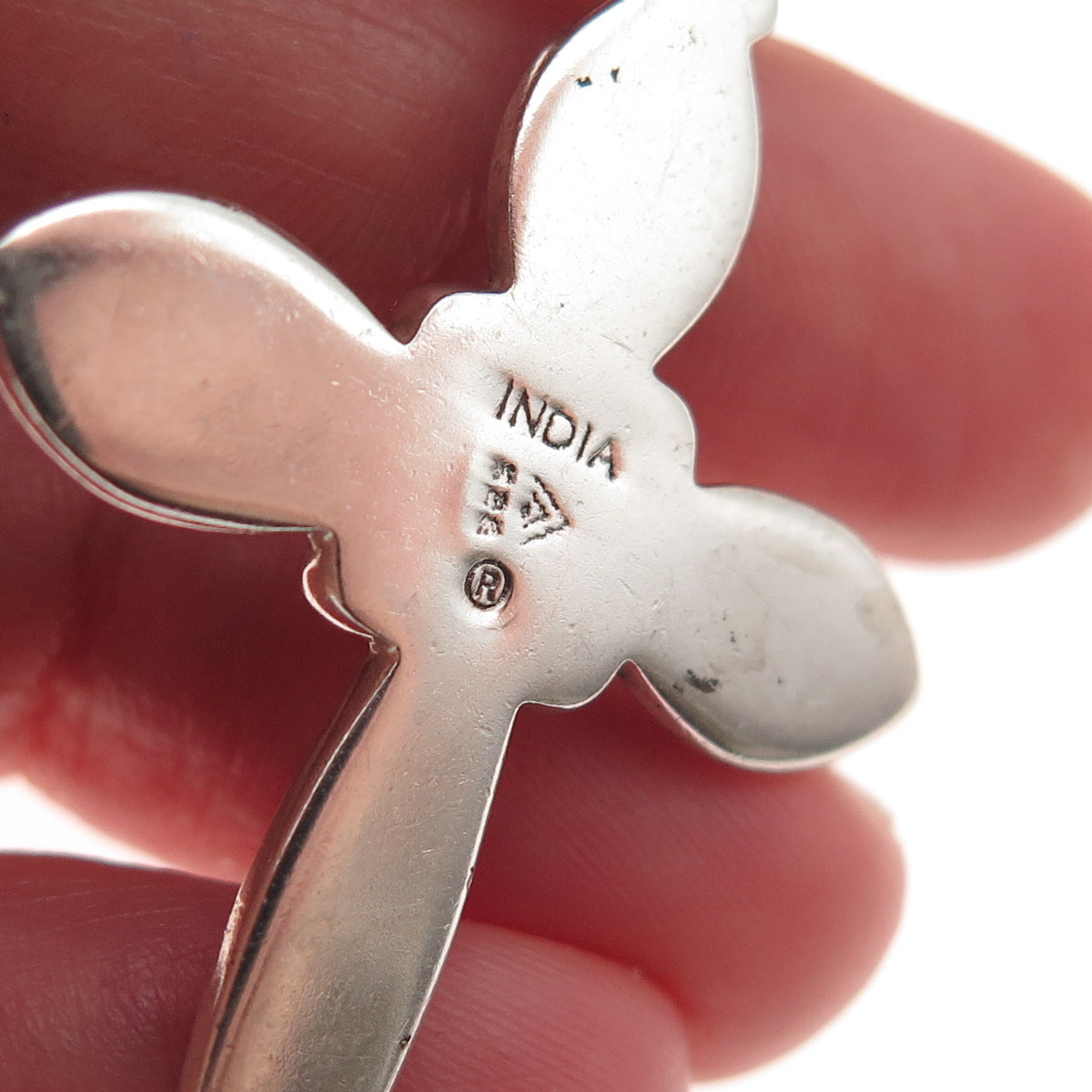Silpada 925 Sterling Silver Vintage Real Pearl Beaded Cross Charm Pendant