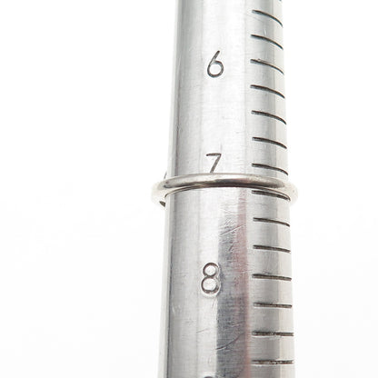 925 Sterling Vintage Real Topaz Garnet Citrine Peridot & Amethyst Ring Size 7.25