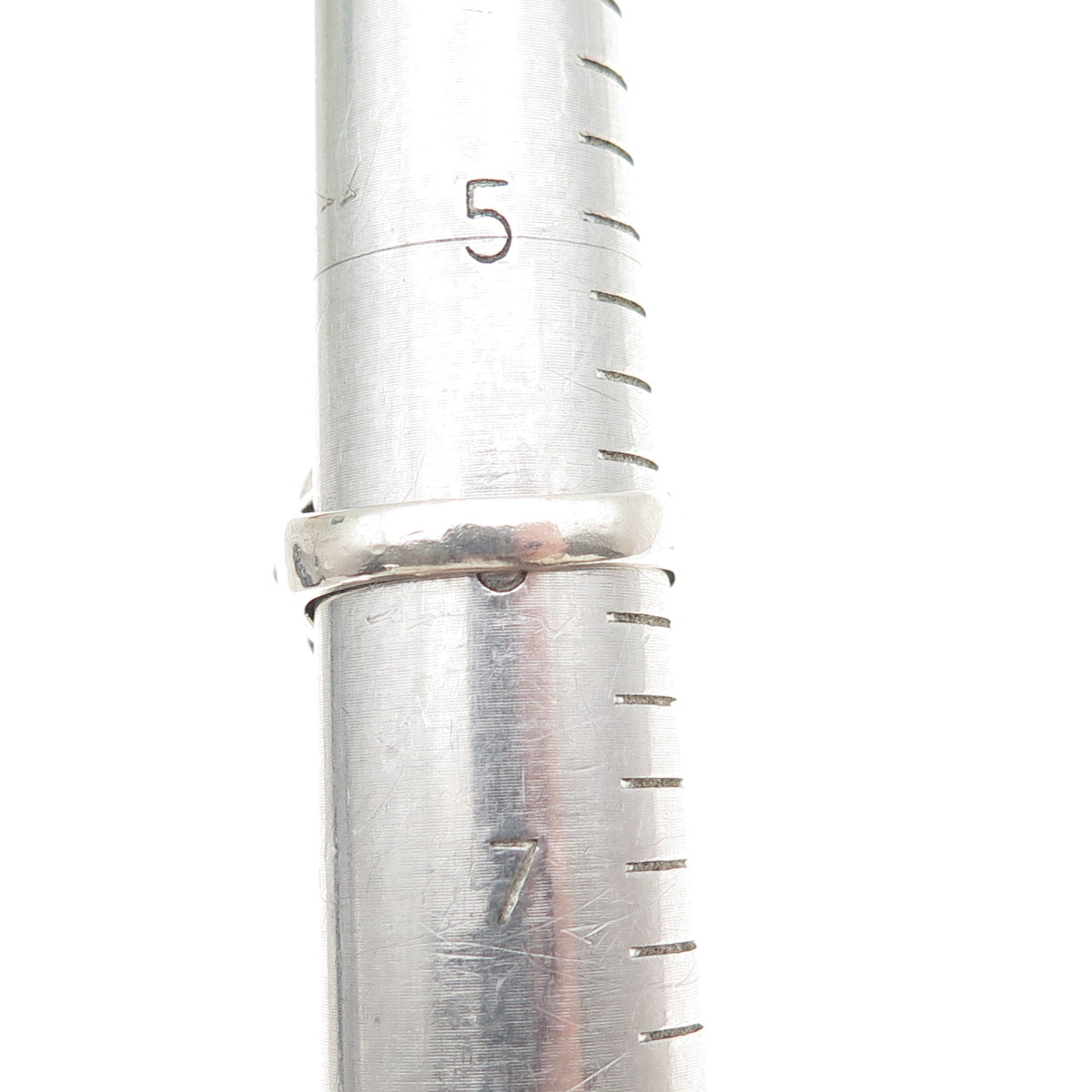 Old Pawn 925 Sterling Silver Vintage Southwestern Turquoise Tribal Ring Size 6