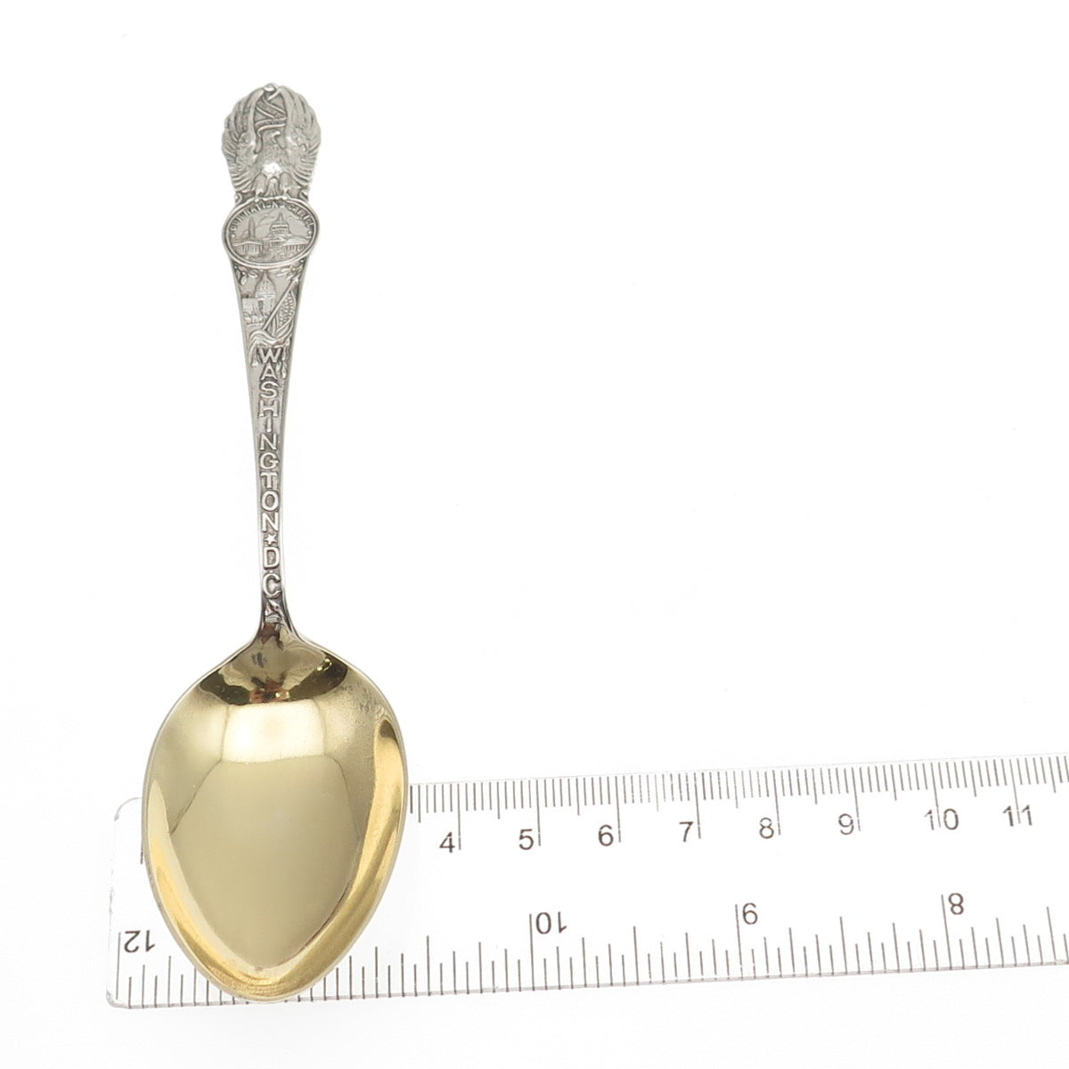 Manchester 925 Sterling Silver Antique Art Deco Washington DC Coffee Spoon