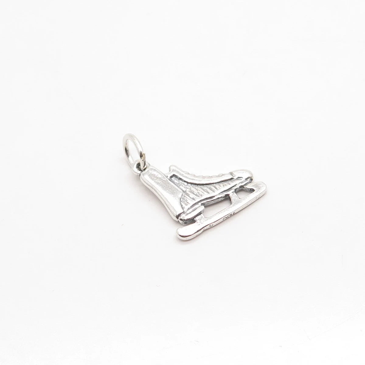 925 Sterling Silver Vintage Ice Skating Shoe Charm Pendant