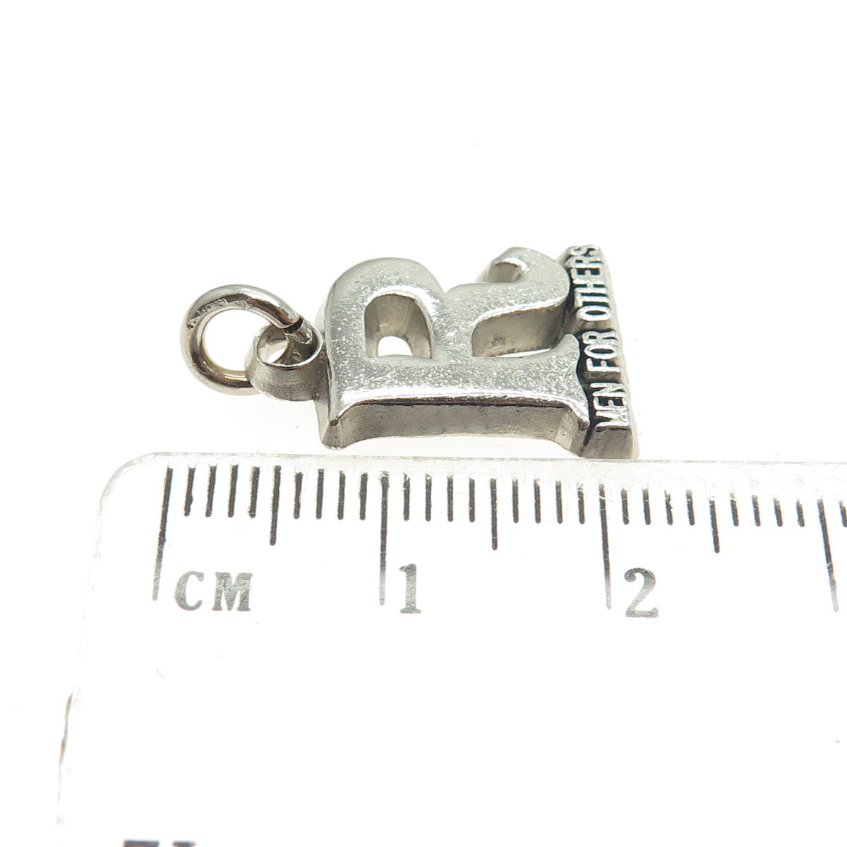 925 Sterling Silver Vintage "R Men For Others" Pendant