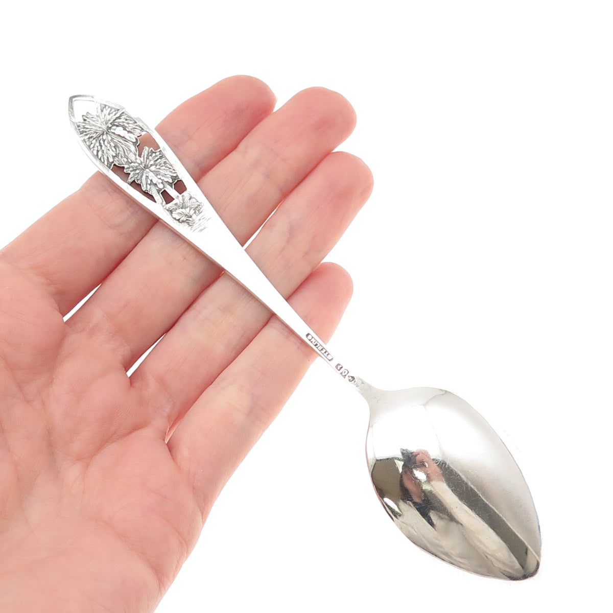 CHARLES M. ROBBINS 925 Sterling Silver Antique Art Deco Bermuda Coffee Spoon