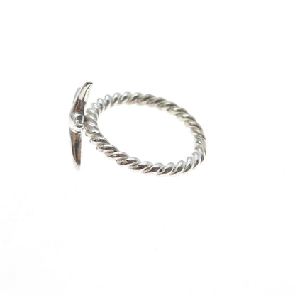 925 Sterling Silver Vintage Starfish Ring Size 5.5