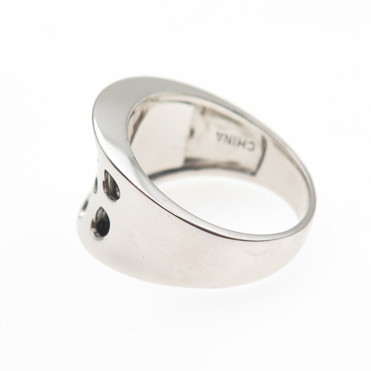 Ross Simons 925 Sterling Silver Modernist Ring Size 9.25