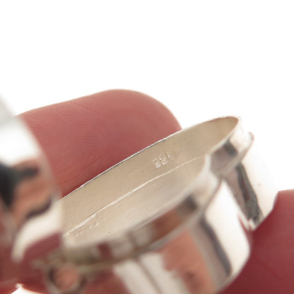 925 Sterling Silver Vintage Engraved Heart Pill / Snuff Box