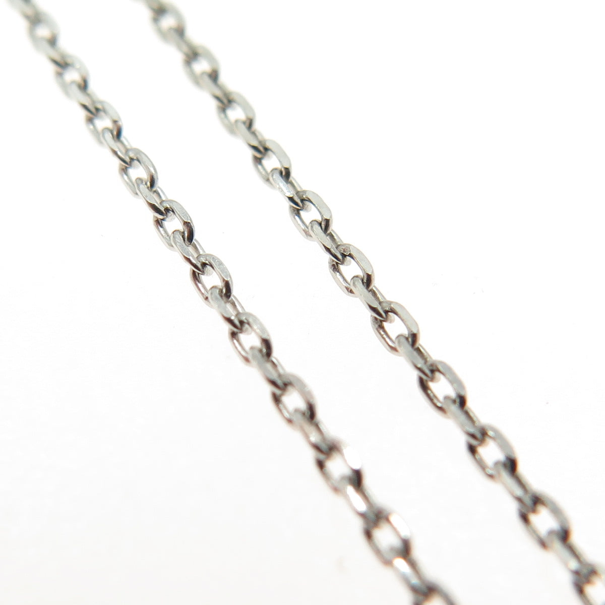 925 Sterling Silver Italy Cable Chain Necklace 16"