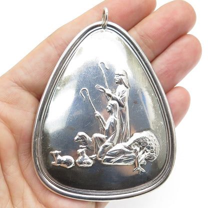 TOWLE Sterling Silver Vintage 1978 Silent Night Holy Night Christmas Ornament