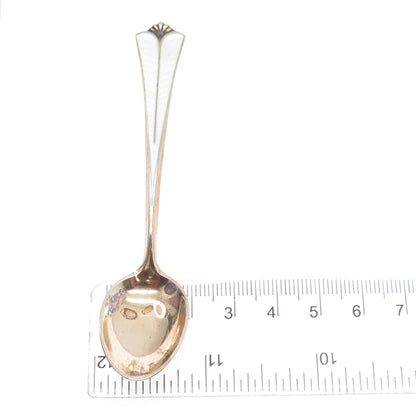 DAVID ANDERSEN 925S Sterling Gold Plated Vintage Norway Enamel Coffee Spoon