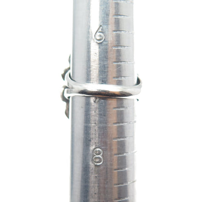 Old Pawn 925 Sterling Silver Vintage Southwestern Kingman Turquoise Ring Size 7