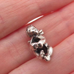 Trollbeads LAA 925 Sterling Silver Cherub Slide Bead Charm