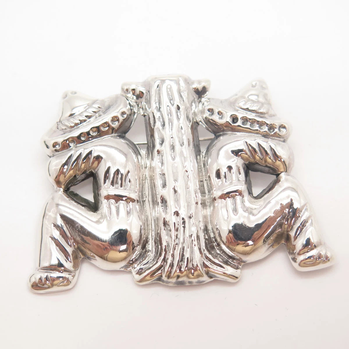 925 Sterling Silver Vintage Mexico Mexican Wanderer Pin Brooch