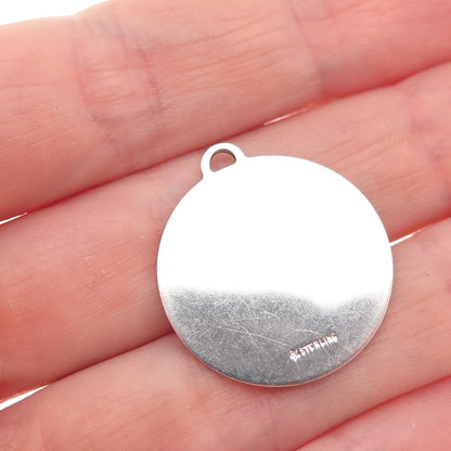 B.A. Ballou 925 Sterling Silver Vintage Happy Birthday Charm Pendant
