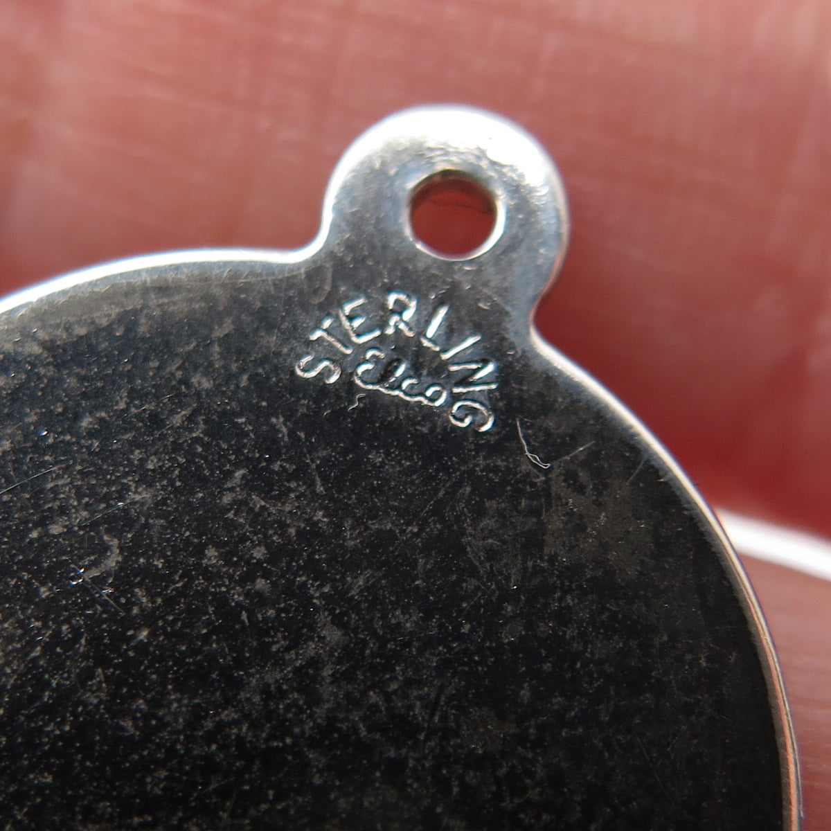 ELCO 925 Sterling Silver Vintage American Yacht Club Minimalist Charm Pendant