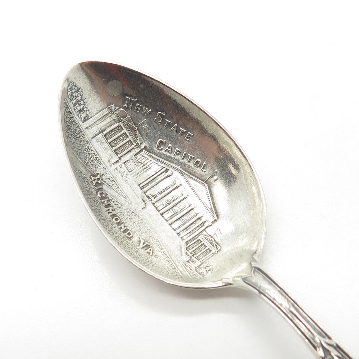 925 Sterling Silver Antique Art Deco Watson Virginia States & Cities Spoon