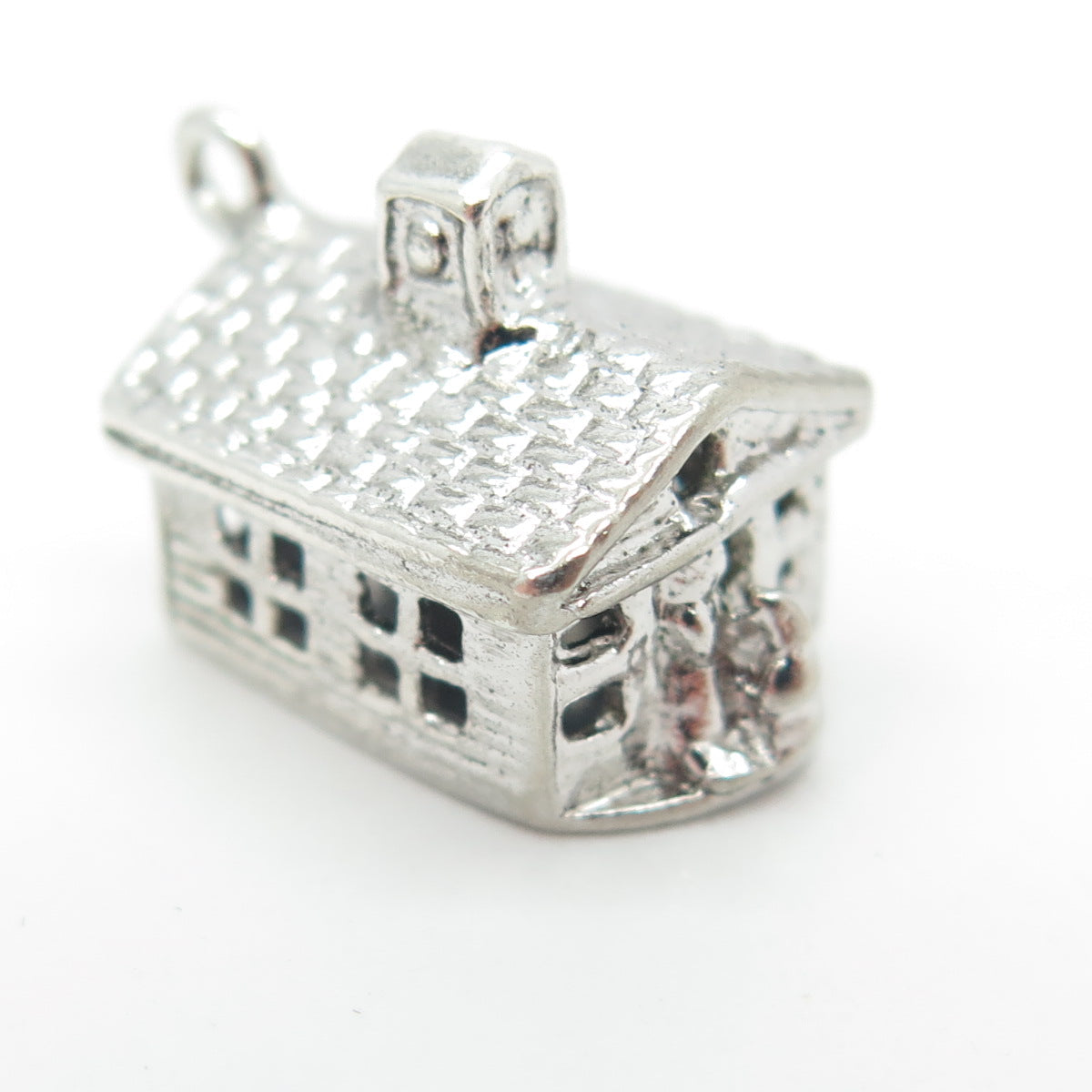 FELCHCRAFT 925 Sterling Silver Vintage Bride House 3D Charm Pendant