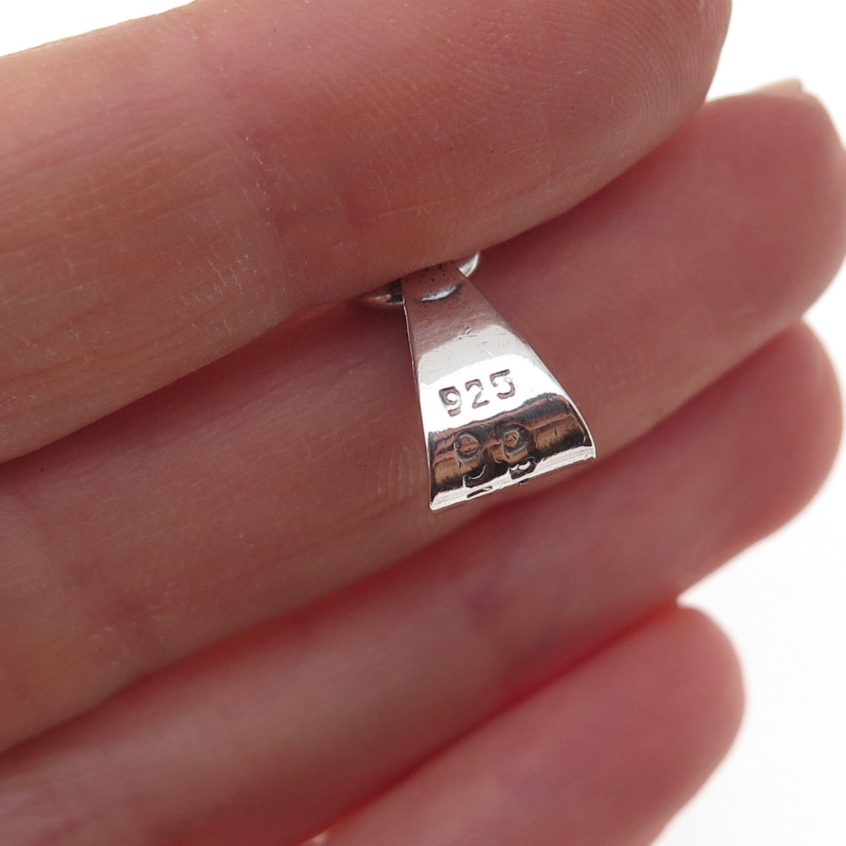 925 Sterling Silver Vintage Mexico Cross Oxidized Pendant