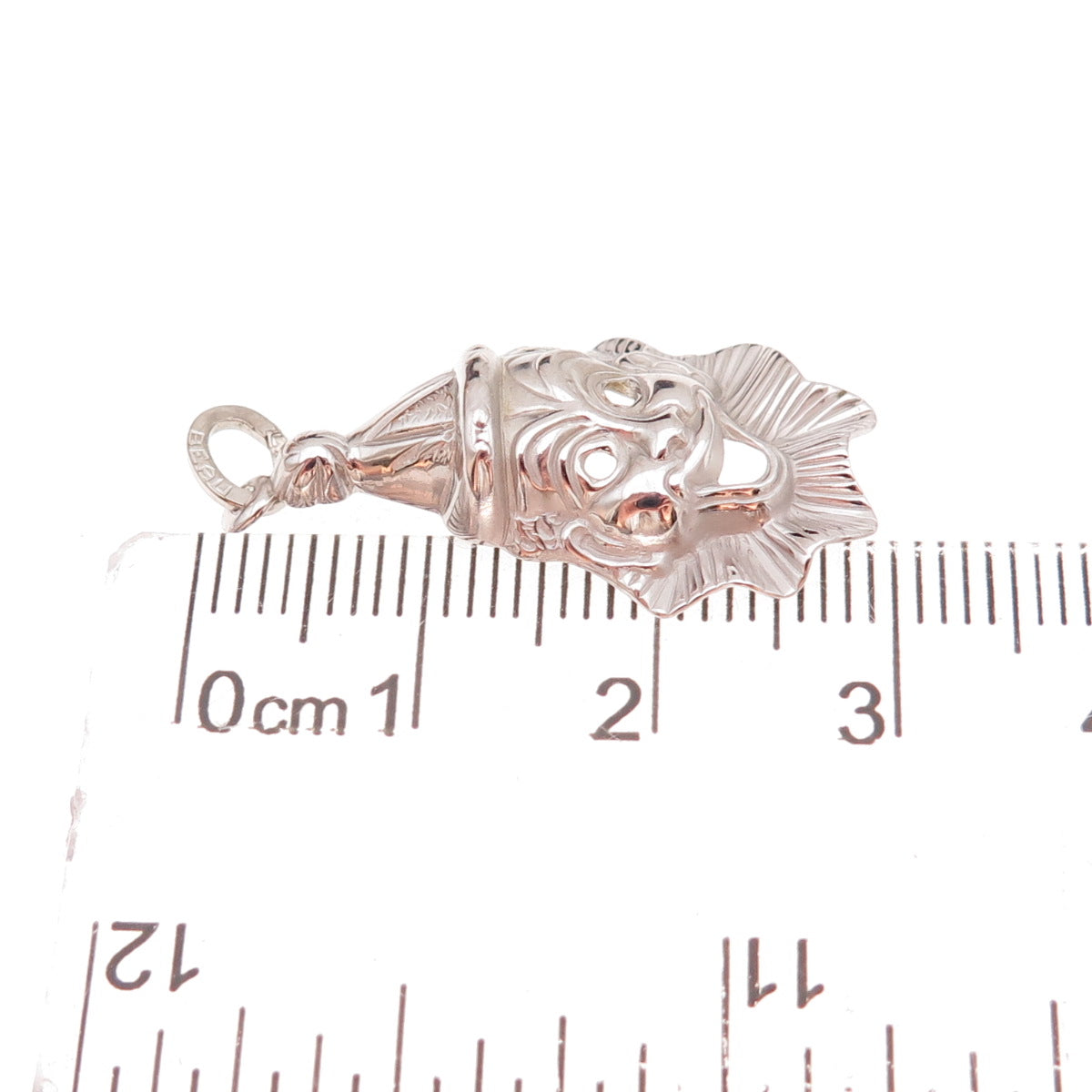 Beau 925 Sterling Silver Vintage Clown Charm Pendant