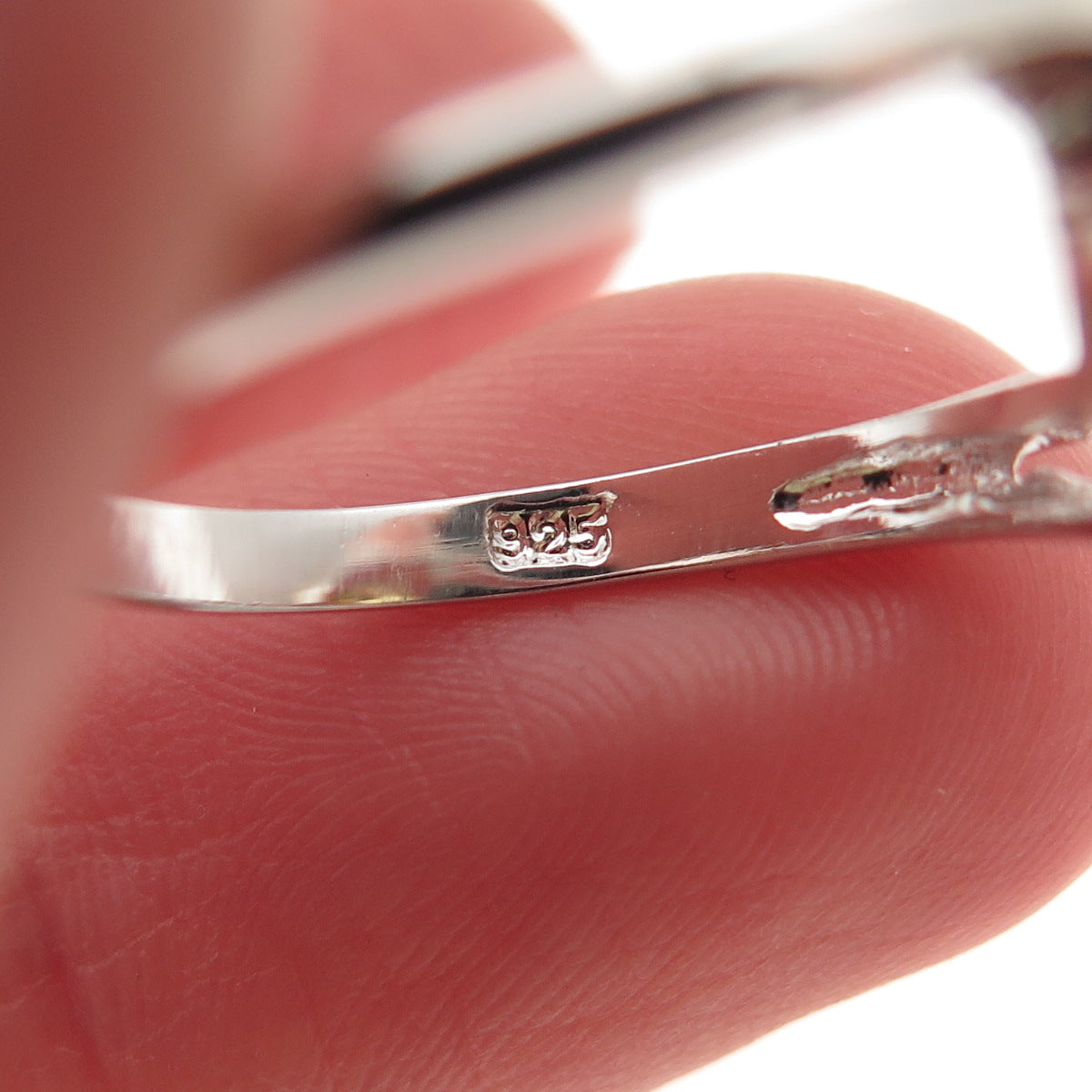 925 Sterling Silver Oval-Cut Canary C Z Bypass Ring Size 6