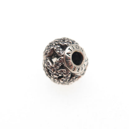 Pandora 925 Sterling Silver C Z Essence Appreciation Slide Bead Charm