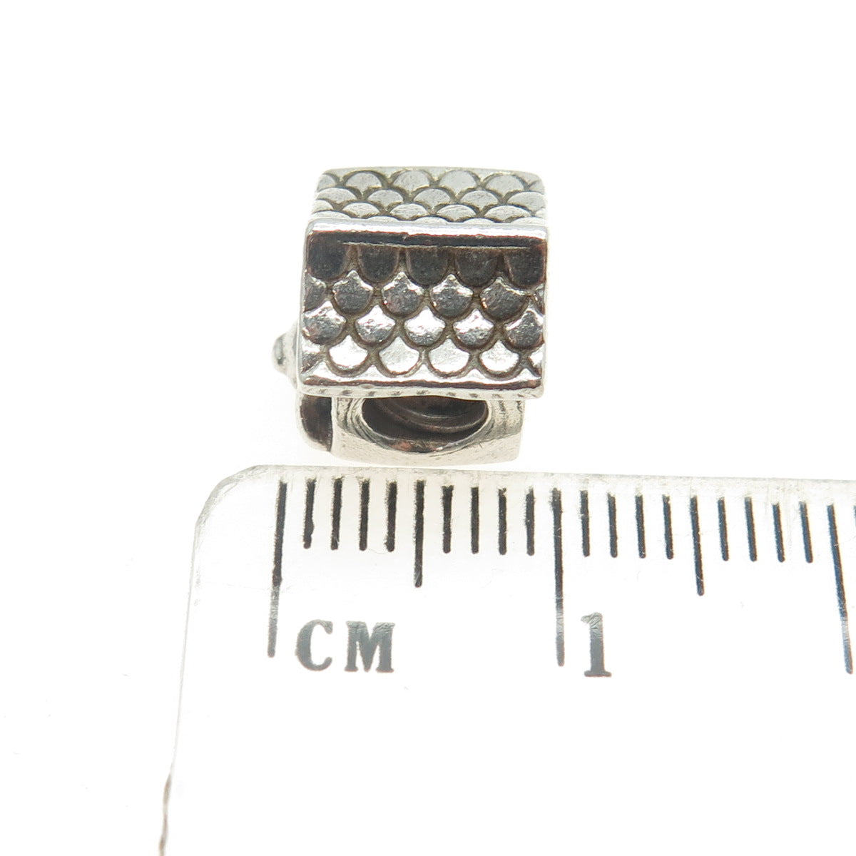 PANDORA 925 Sterling Silver Dog House Heart Bead Charm