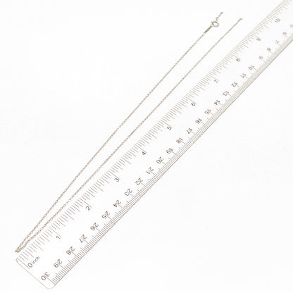 Tiffany & Co. 925 Sterling Silver Vintage Cable Chain Necklace 18" (broken link)