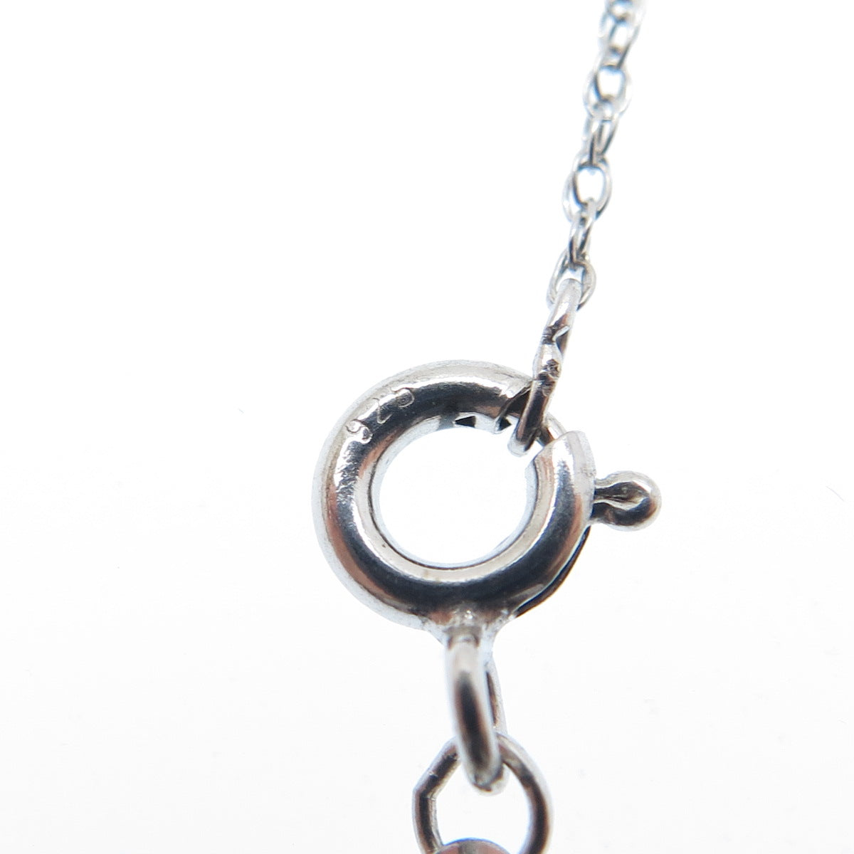 925 Sterling Silver Real Blue Topaz & C Z Singapore Chain Necklace 19"