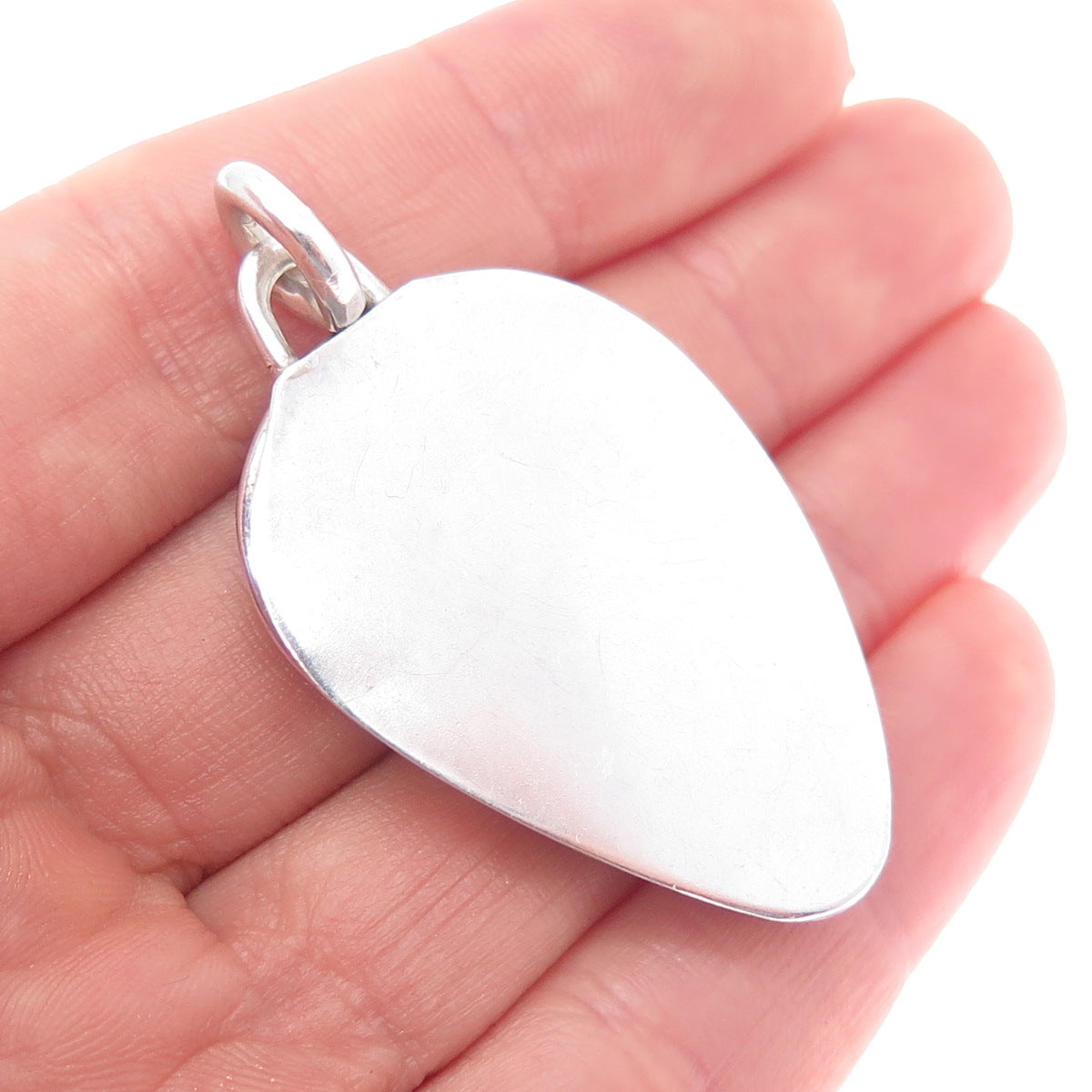 Old Pawn Sterling Silver Vintage Southwestern Buffalo Turquoise Tribal Pendant