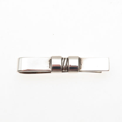 Georg Jensen 925S Sterling Silver Vintage Denmark Modernist Tie Bar Clip #74B