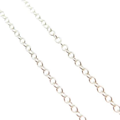 925 Sterling Silver Cable Chain Necklace 18"