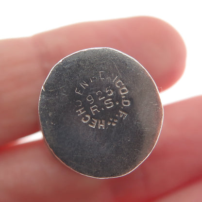 925 Sterling Silver Vintage Mexico Tower 3D Charm Pendant