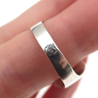 925 Sterling Silver Vintage Mexico Real Sodalite Ring Size 8.25