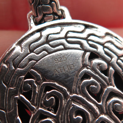 ATI Annika Witt 925 Sterling Silver Vintage Kali Modernist Charm Pendant